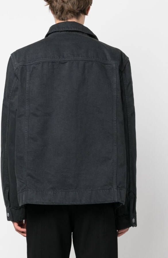 OBJECTS IV LIFE Button-up jack Grijs