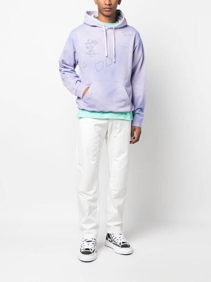 OBJECTS IV LIFE Hoodie met print Paars