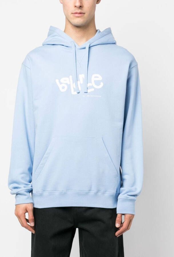 OBJECTS IV LIFE Hoodie met grafische print Blauw
