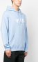 OBJECTS IV LIFE Hoodie met grafische print Blauw - Thumbnail 4