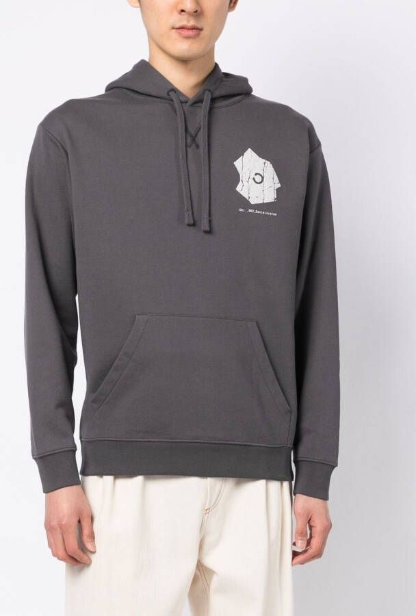 OBJECTS IV LIFE Hoodie met logoprint Grijs