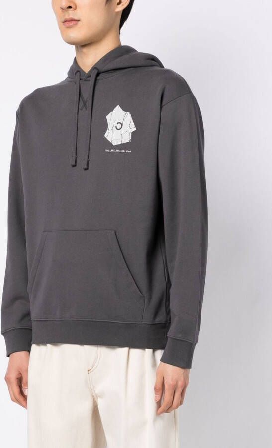 OBJECTS IV LIFE Hoodie met logoprint Grijs