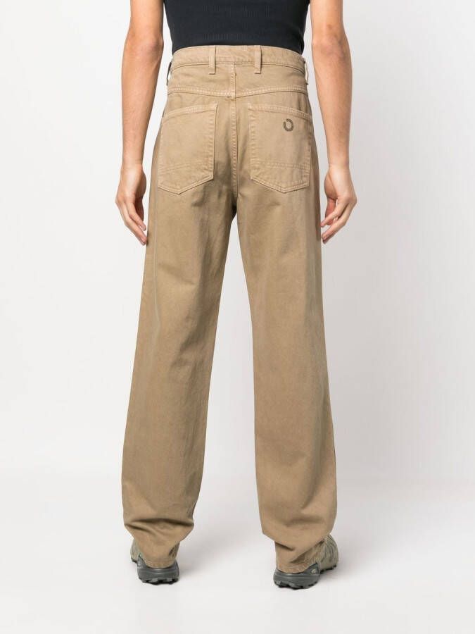 OBJECTS IV LIFE Jeans met gespdetail Beige