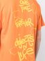 OBJECTS IV LIFE T-shirt met tekst Oranje - Thumbnail 5