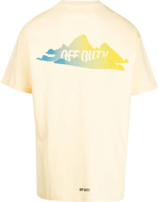Off Duty Katoenen T-shirt Geel