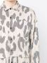 Off Duty Overhemd met luipaardprint Beige - Thumbnail 5