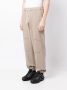Off Duty Trainingsbroek met patch Beige - Thumbnail 3