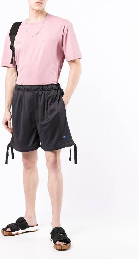 Off Duty Shorts met strik Zwart