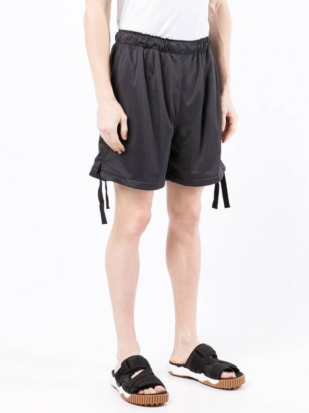 Off Duty Shorts met strik Zwart