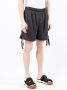 Off Duty Shorts met strik Zwart - Thumbnail 3