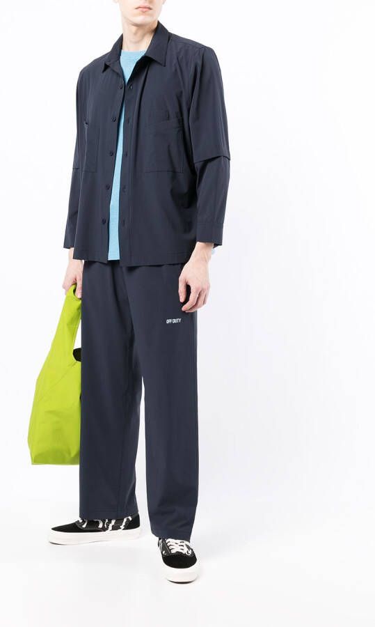 Off Duty Trainingsbroek met trekkoordtaille Blauw