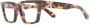 Off-White Eyewear Arrows bril met vierkant montuur Bruin - Thumbnail 3