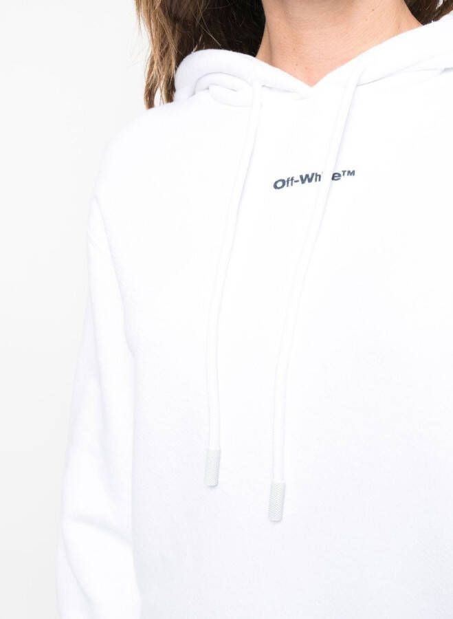 Off-White Katoenen hoodie Wit