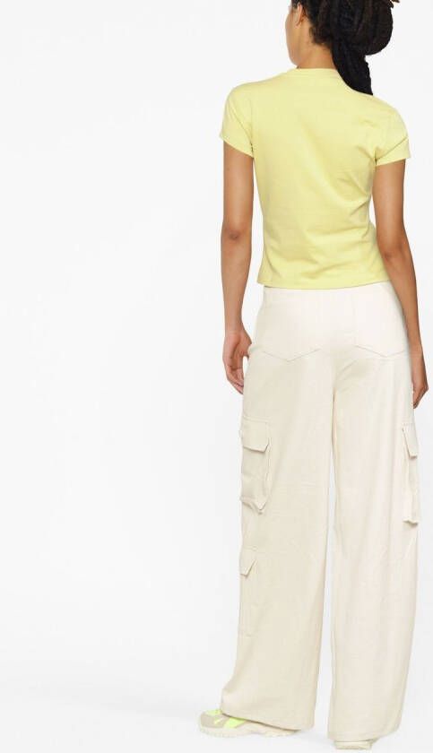 Off-White T-shirt Groen