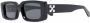 Off-White Arthur zonnebril met rechthoekig montuur Zwart - Thumbnail 2