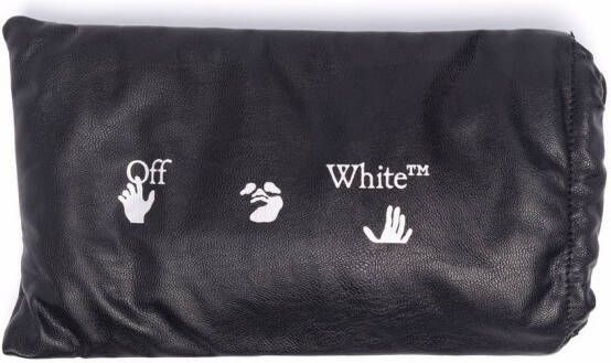 Off-White Eyewear Arthur zonnebril met rechthoekig montuur Zwart