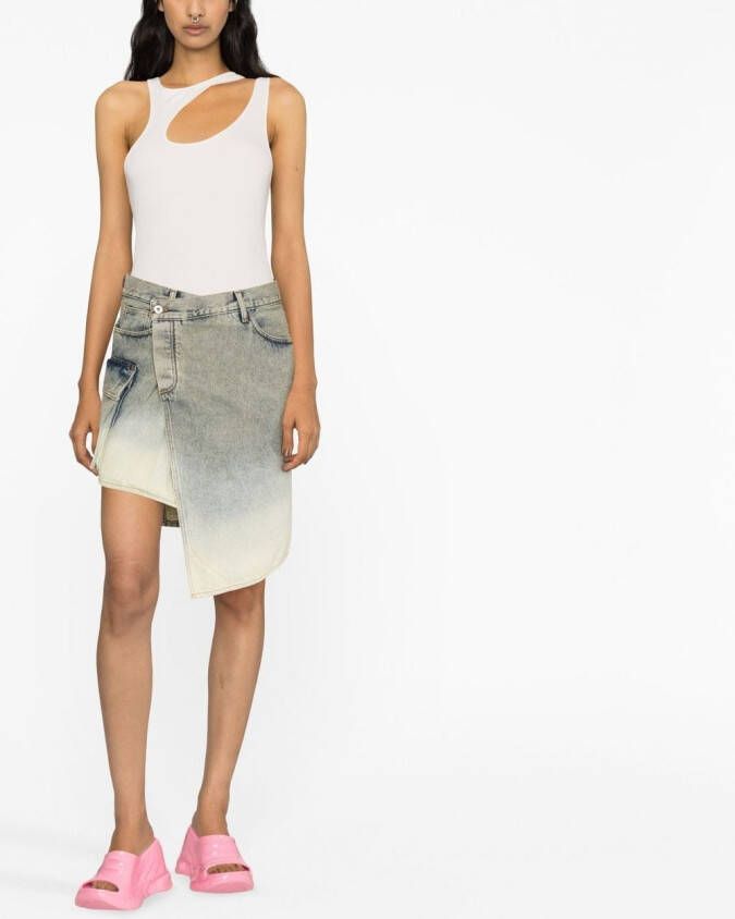 Off-White Denim rok Groen