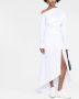 Off-White Asymmetrische jurk Wit - Thumbnail 2