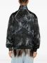 Off-White Biker logo-patch crinkled lightweight windbreaker Zwart - Thumbnail 3