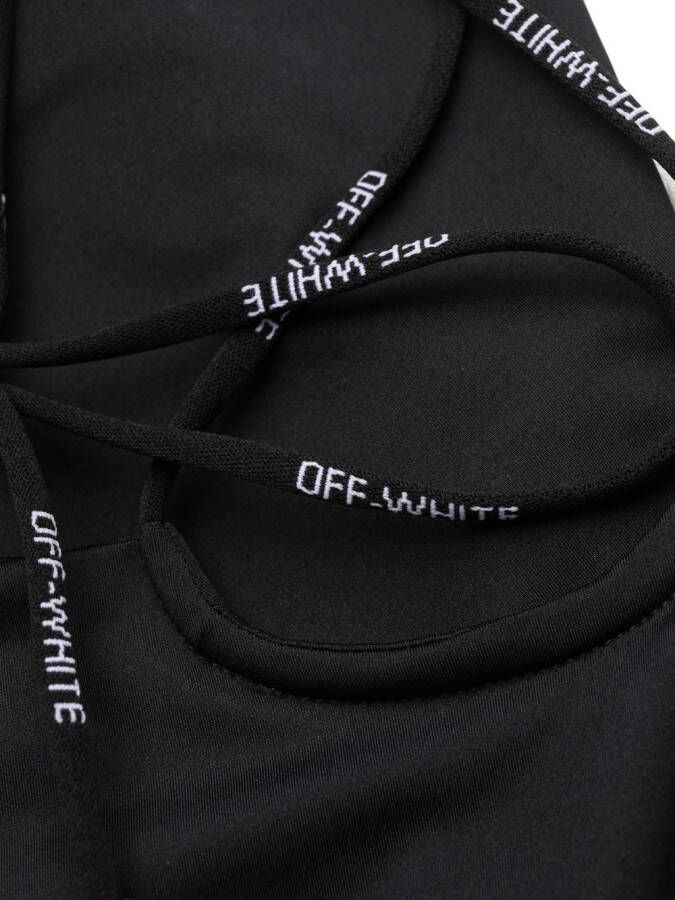 Off-White Bikini met logoprint Zwart