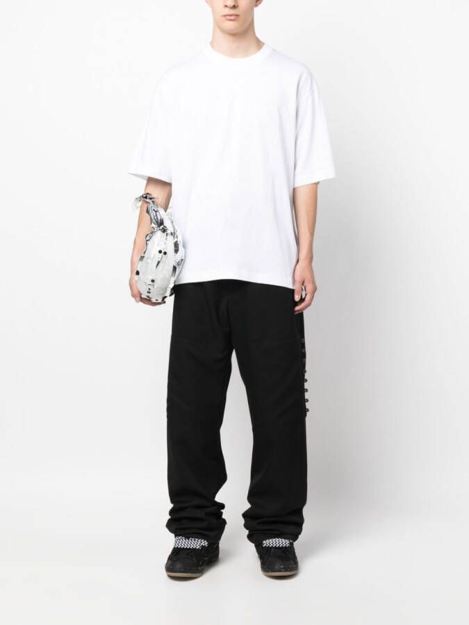 Off-White T-shirt met print Wit