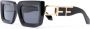 Off-White Eyewear Boston zonnebril met logo applicatie Zwart - Thumbnail 2