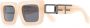 Off-White Boston zonnebril met logopatch Beige - Thumbnail 2