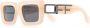 Off-White Eyewear Boston zonnebril met logopatch Beige - Thumbnail 2