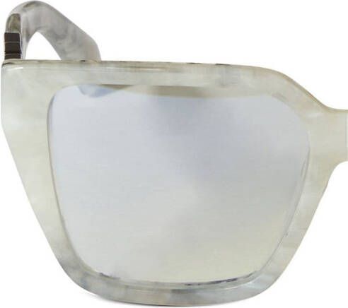 Off-White Bril met vierkant montuur Wit