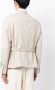 Off-White buckle-fastened single-breasted blazer Beige - Thumbnail 4
