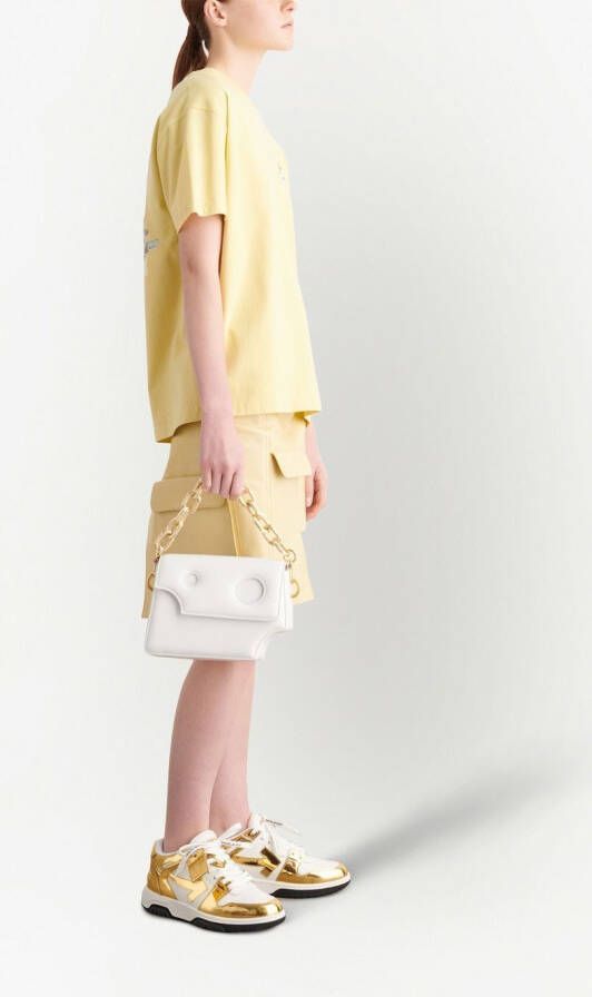 Off-White Burrow 24 schoudertas Wit