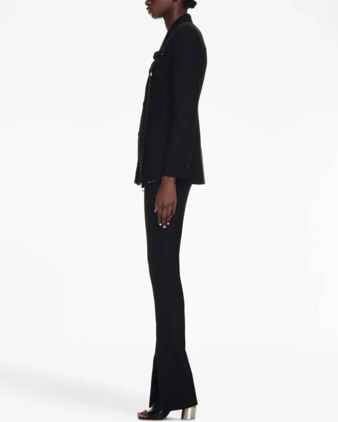 Off-White Jack met enkele rij knopen Zwart