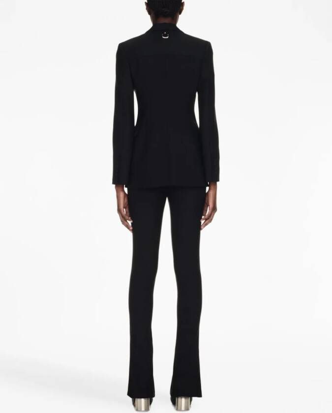Off-White Jack met enkele rij knopen Zwart