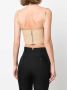 Off-White Cropped bustier top Beige - Thumbnail 4
