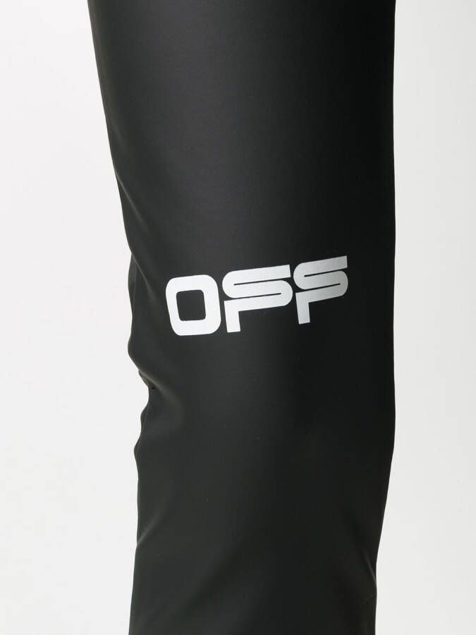 Off-White Cropped legging Zwart