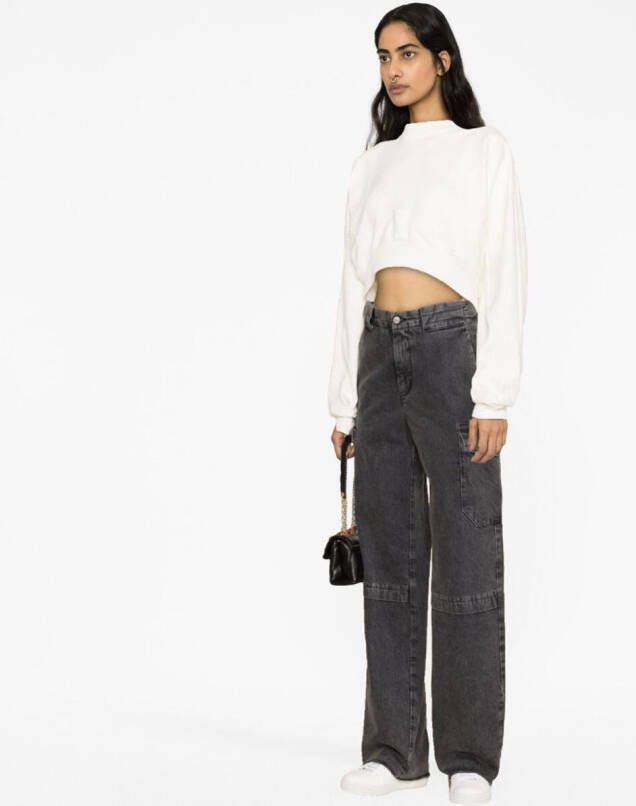 Off-White Cropped sweater Beige