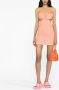 Off-White Ribgebreide mini-jurk Oranje - Thumbnail 2
