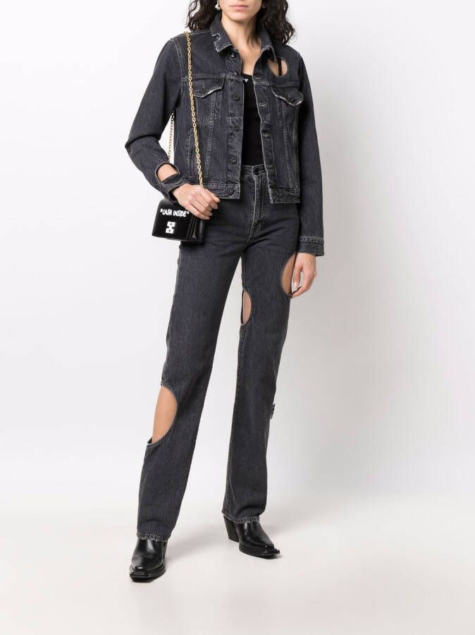Off-White Denim jack Grijs