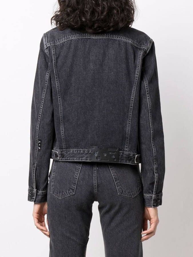 Off-White Denim jack Grijs