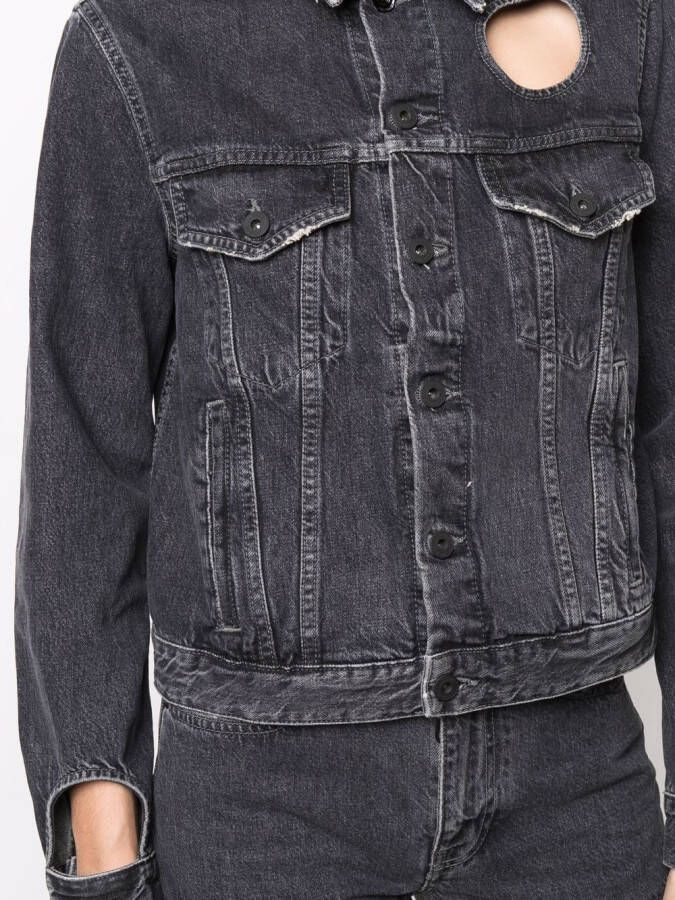 Off-White Denim jack Grijs