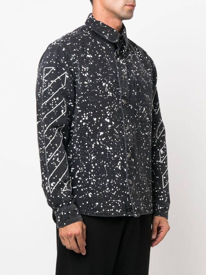 Off-White Denim overhemd Zwart