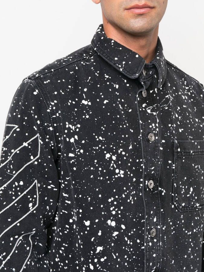 Off-White Denim overhemd Zwart