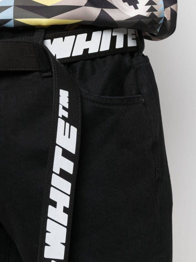 Off-White Denim shorts Zwart