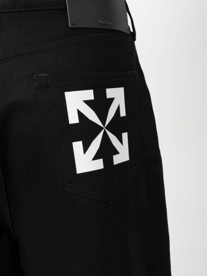 Off-White Denim shorts Zwart