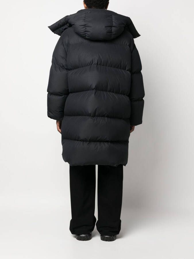 Off-White Donsjack met logoprint Zwart