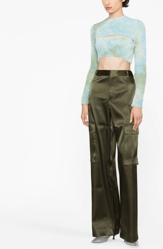 Off-White Uitgesneden top Blauw