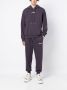 Off-White Hoodie met geborduurd logo Paars - Thumbnail 2