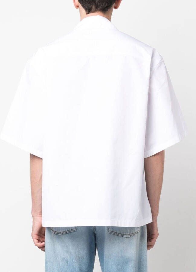 Off-White Overhemd met borduurwerk Wit