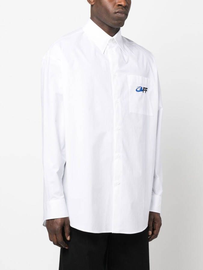 Off-White Katoenen overhemd Wit
