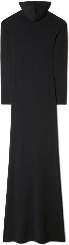 Off-White Jurk met capuchon Zwart
